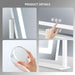 Lighted Makeup Mirror, Hollywood Vanity Mirror with Lights, Three Color Lighting Modes, LED Mirror, Smart Touch Control, 360°Rotation (15.2In. Curved)