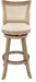 Melrose Barstool, 1 Pack, 29-Inch, 1-Pack, Driftwood Wire-Brush and Ivory