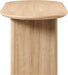 SixtyThreeInch Oval Dining Table Natural Oak Pedestal