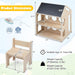 Playhouse Shaped Toddler Table And Chair Chalkboard