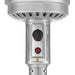 48000 BTU Stainless Steel Propane Standing Patio Heater with Wheels