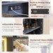FortyEightInch Makeup Vanity Desk With Contemporary Mirror