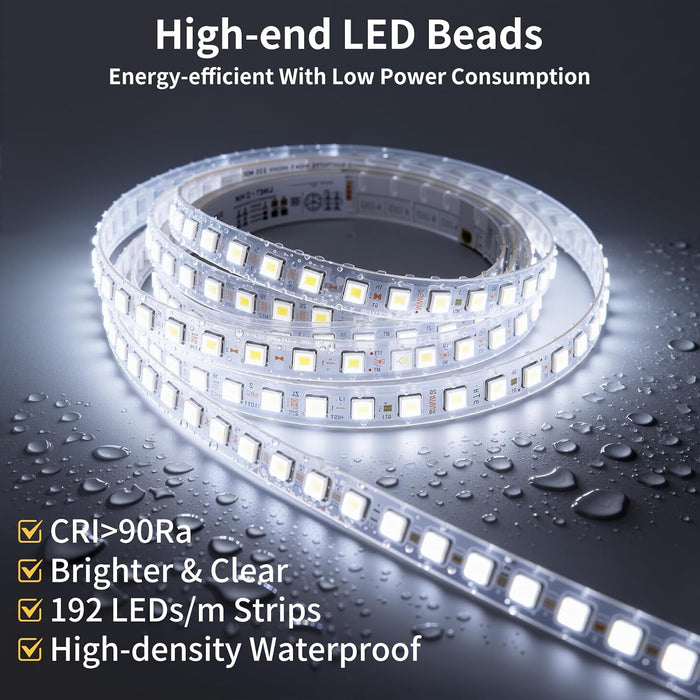 50"X40" LED Bathroom Mirror with Lights, Anti-Fog, Backlit+Frontlit