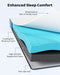 3 Inch Firm Mattress Topper Queen Size, Cooling Gel-Infused & Bamboo Charcoal Memory Foam Bed Topper for Pain Relief, High-Density Mattress Pad with Removable Cover, Certipur-Us Certified