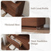 Walnut 6 Drawer Dresser for Bedroom, 47" Wide Chest of Drawers