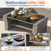 4 Piece Outdoor Wicker Patio Furniture Set for All Weather