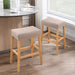 Stool Covers Rectangle - 2 Pack Stretch Waterproof Saddle Seat Cover Counter Bar Stools Bar Chairs Covers Kitchen Island Chairs Cushion Protector