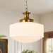 14 Inch Vintage Brass Pendant Illumination Fixture