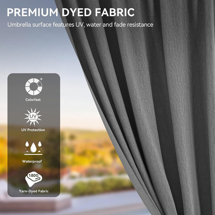 12X20FT Hard Top Metal Gazebo Patios Double Roof Canopy Aluminum Frame Garden Gzebo Tent Curtains Netting for Patios Backyards Decks Lawns
