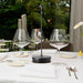 Set of 2 LED Cordless Table Lamp, Rechargeable Battery Operated Dimmable Restaurant Table Lamp, 6000Mah, Outdoor Patio Black