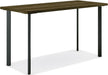 Coze Home Office Desks, Sturdy Table Computer Desk, 54", Walnut Top, Black Base