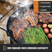 Blackjack 21.5 In. Heavy-Duty Kettle Charcoal Grill with 382 Sq. In. Cooking Area, Black