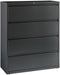 Hirsh 42 Inch Wide 4 Drawer Metal Lateral File Cabinet for Home and Office, Holds Letter, Legal and A4 Hanging Folders, Charcoal