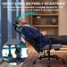Ergonomic Office Chair with Footrest, 90-160° Reclining Mesh Desk Chair