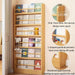 Behind Door Kids Bookshelf Solid Wood SpaceSavingDesign