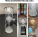 Clear Crystal Chandelier Large Spiral Raindrop Light