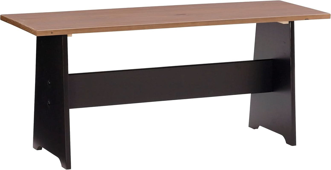Black and Pecan Breakfast Dining Set Ardmore Nook