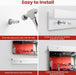 Home Gym Mirror for Wall, 50"X25"-3Pcs Frameless Tempered Glass Mirror