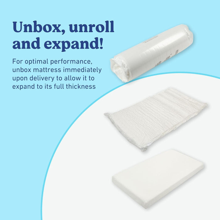 Premium Crib & Toddler Mattress – GREENGUARD Gold Certified & Certipur-Us Certified, Fits All Standard Crib & Toddler Beds, Waterproof Sleep Surface, Machine-Washable Outer Cover for Easy Care