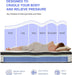 12 Inch Full Size Hybrid Mattress in a Box,Features Cooling Gel Memory Foam and Responsive Springs for Contouring Support and Motion Isolation,Medium Firm Pressure Relief,White Mattresses