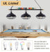 45" Hanging Pool Table Lighting Fixtures Ceiling Lamp Real Billiard Ball Design Pendant Lamp with 3 Metal Mesh Shades for Game Room Beer Party