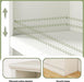 5 Shelf Tall Bookcase with Doors White Bookshelf 31In Wide Display Standing Storage Shelf 72In Tall Wood Book Shelves for Bedroom Living Room Office Library