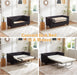 65 Inch Transformable Sofa Bed MemoryFoam Mattress