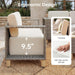 Patio Furniture Set, Outdoor Sectional with 9.5'' Thick Cushion