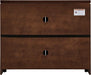 Small Sideboard Buffet Cabinet,Narrow Kitchen Storage Cabinet with 2 Rattan Doors,Mid Century Modern Thin Console Table for Living Room,Entryway(39.4" Walnut)