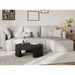 Drew Modular Sectional Sofa with Ottoman by Drew Barrymore, Porcini Taupe