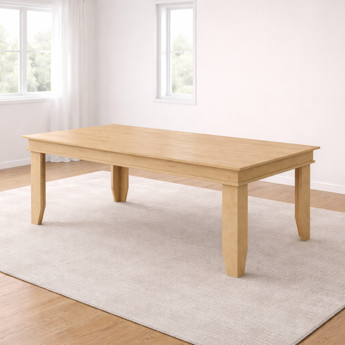 71-Inch Farmhouse Dining Table With Upholstered Chairs