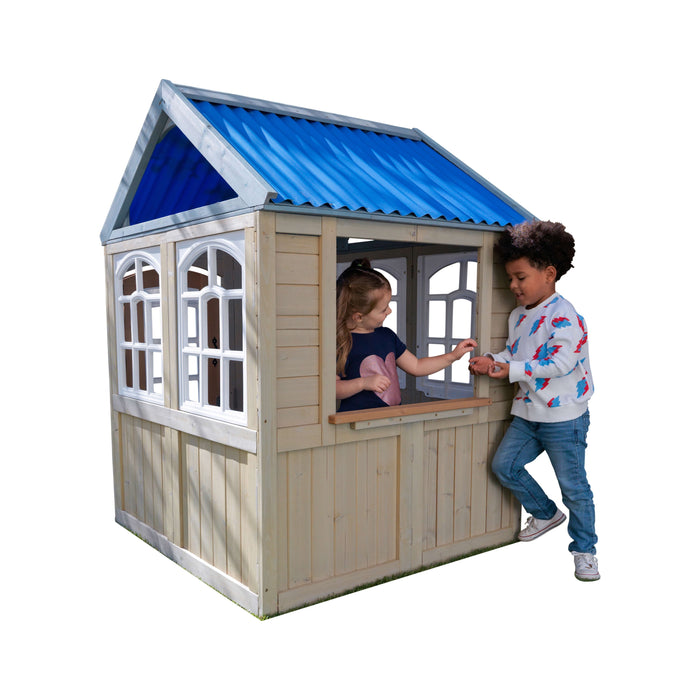 Cooper Wooden Outdoor Playhouse with EZ Kraft Assembly™ & Magnetic Door