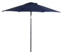 7.5Ft Navy round Outdoor Tilting Market Patio Umbrella with Push-Up Function