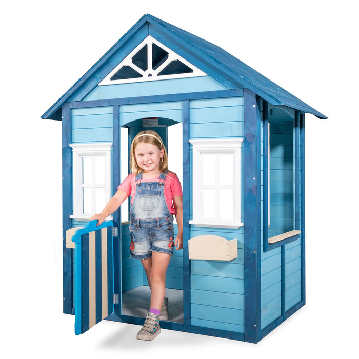 Woodbridge Wooden Playhouse, Blue