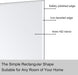 16x24 Beveled Frameless Bathroom Mirror For Vanity