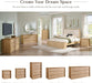 60 Inch 6 Drawer Dresser for Bedroom, 20" Depth for More Storage