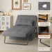 Sofa Bed,  Convertible Recliner Single Sofa Bed, Free Installation, 730 Lbs, Dark Gray