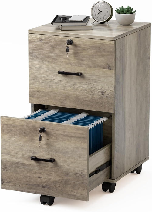 Rolling File Cabinet with Lock