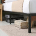 Kai Platform Bed Frame, RGB LED Lights, USB Charging Station, Queen