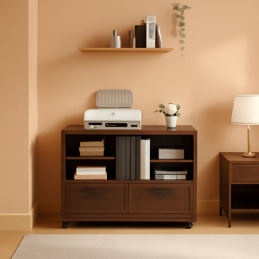 40Inch Industrial Hardwood Lateral Filing Cabinet Wheels