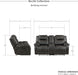 Recife 2-Piece Reclining Living Room Sofa Set, Chocolate