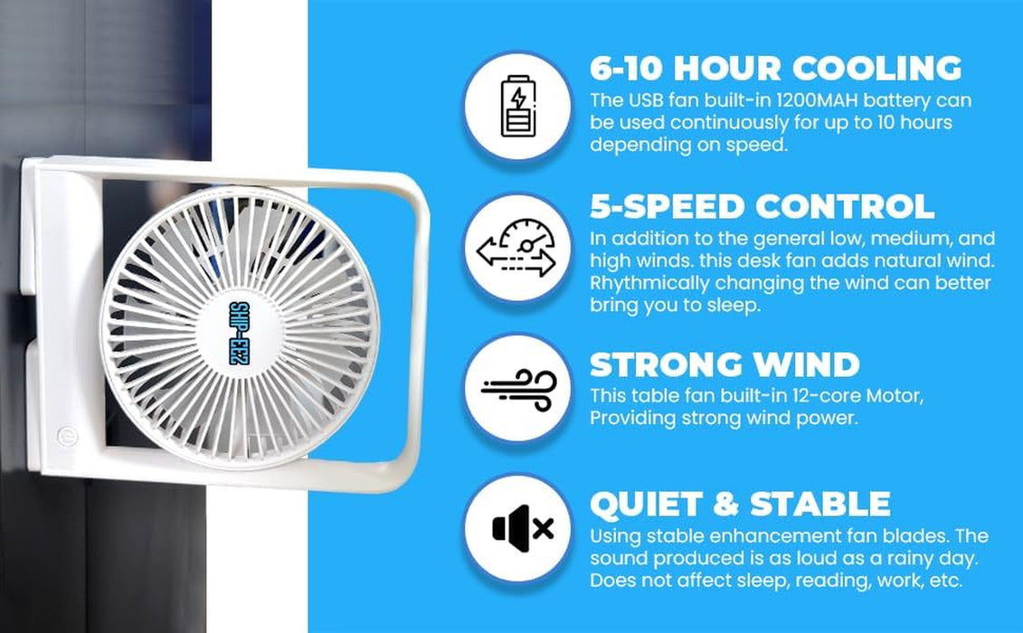 Ship-Eez Cruise Ship Approved Fan, Magnetically Hangs from Stateroom Ceilings and Walls, the Original Cruise Fan