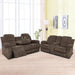 Corduroy Living Room Furniture Set Reclining Sofa Set Loveseat Furniture Sets in Living Room Sofa Recliners(Sofa+Loveseat, Taupe Corduroy)