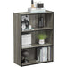 Pasir 3-Tier Open Shelf Bookcase, French Oak Grey