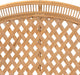 Isabel Rattan Headboard - Handwoven Wicker Headboard Panel with Diamond Weave Pattern, Light Honey, Lightweight Coastal Bedroom Décor, Queen Size
