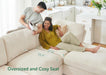  Modular Sectional Sofa with Storage Chaise