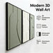 ThreeDimensional Sandstone Wall Art With Black Frame