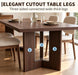 78" Dining Table for 6-8, Kitchen Table for Dining Room