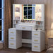 Elegant Customizable Vanity Desk With RGB Lighting
