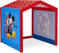 Disney Mickey Mouse Indoor Playhouse with Fabric Tent for Boys and Girls by , Great Sleep or Play Area for Kids - Fits Toddler Bed